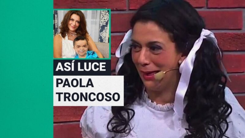 Quase 30 anos depois de sua primeira aparição no Mega: é assim que a atriz Paola Troncoso está hoje