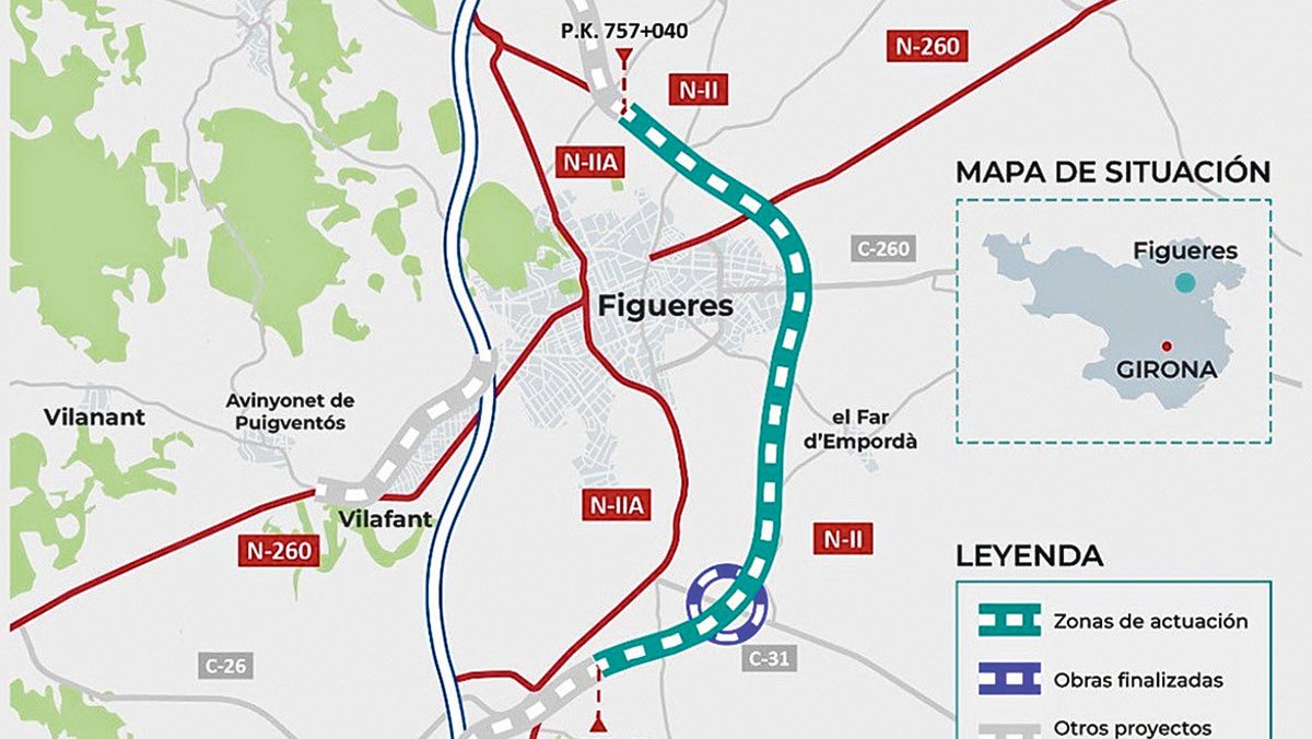 Transportes aprovam traçado do novo Cinturó de Ronda num troço de 8,2 km