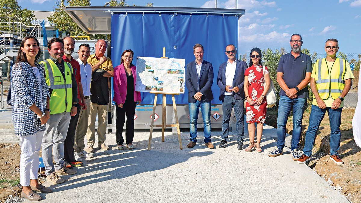 Paneque visita obra “pioneira” da estação de tratamento de esgotos de Figueres