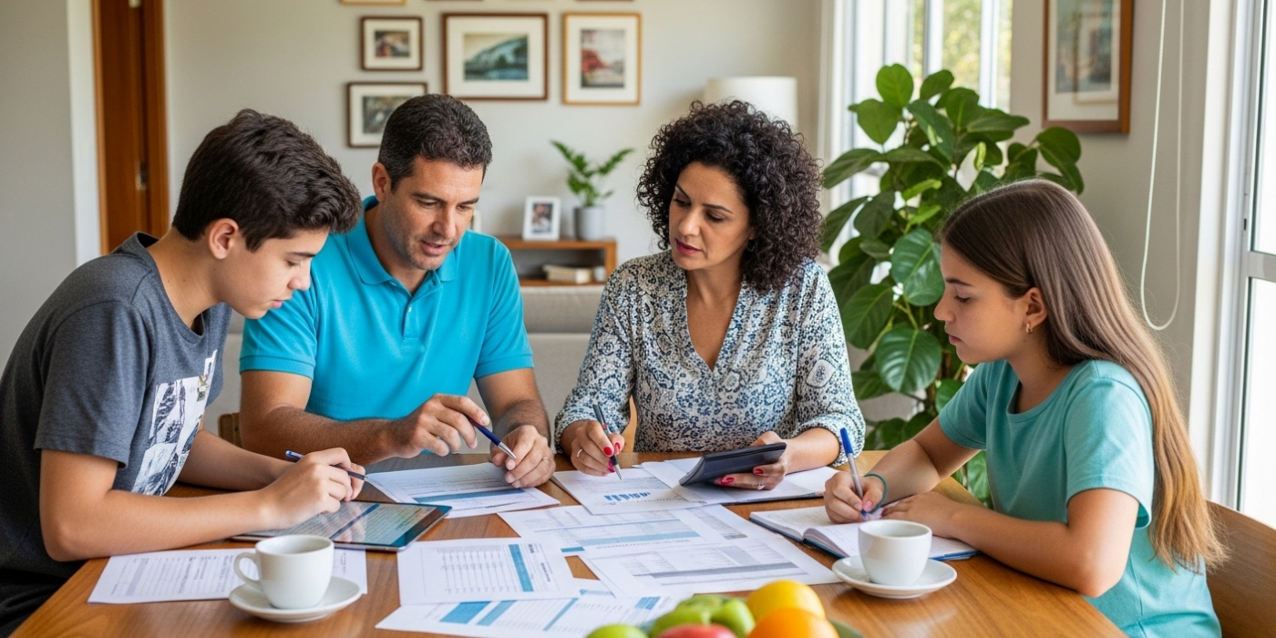 Guia completo de orçamento familiar para iniciantes no Brasil