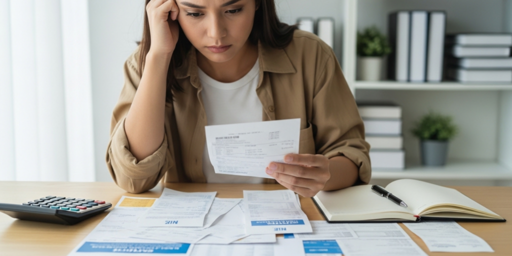 Ignorar a situação financeira atual antes de agir