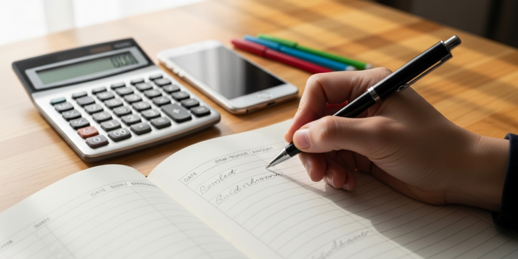 Qual é o primeiro passo para quem nunca controlou gastos